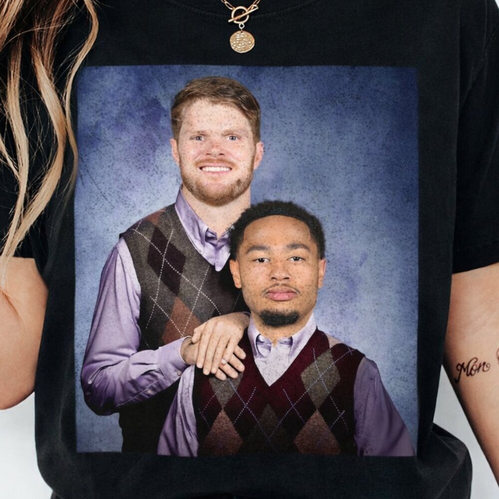 Sam Darnold Jaxon Smith-Njigba Football Shirt, Seattle Step Bros Tee, Funny F 90
